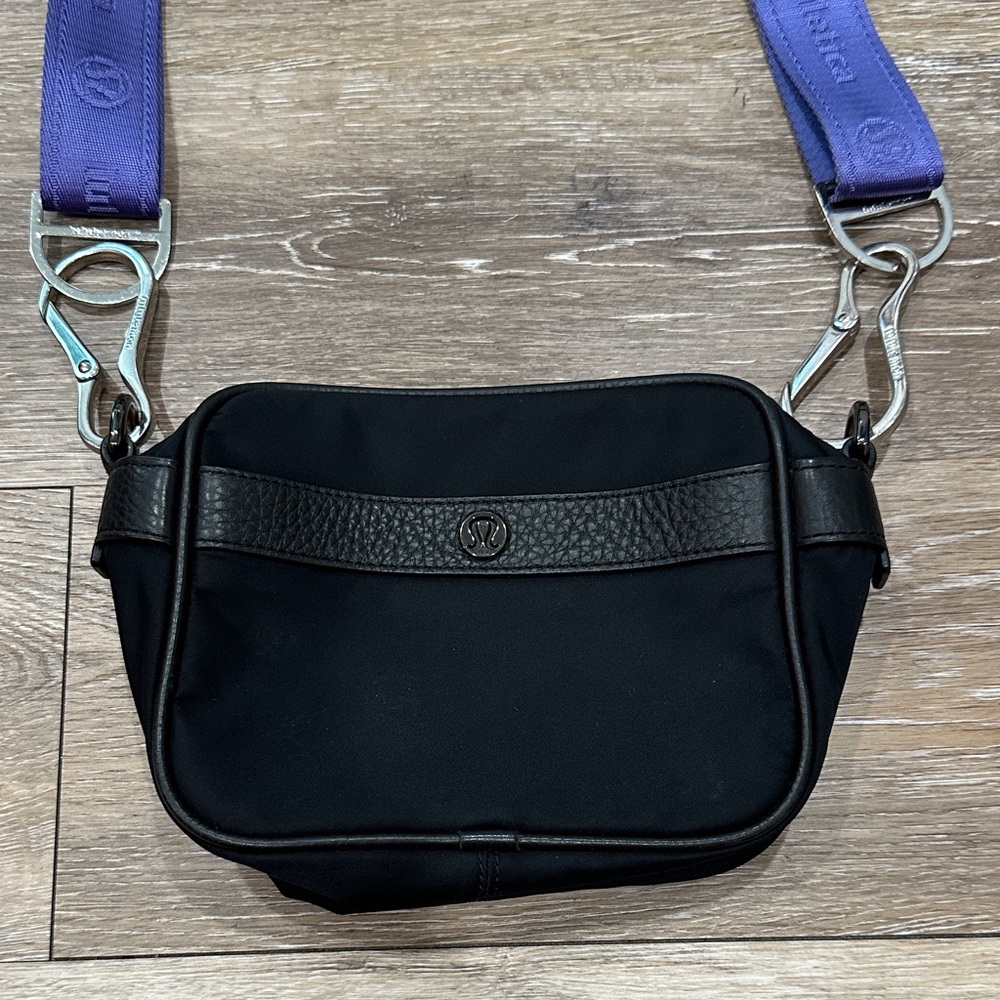 Like New! lululemon Now and Always Black Crossbody with Three Straps! - Picture 3 of 12